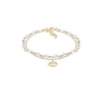 Elli - Bracelet - Plaqué or - Mauvais oeil - Cristal - 16 cm