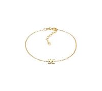 Elli Bracelet pour femme avec pendentif lettre M Basic en argent sterling 925