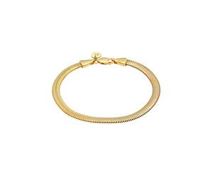 Elli Bracelet pour femme en argent sterling 925 avec chaîne serpent à chevrons