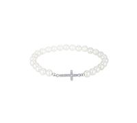 ELLI Bracelet transparent / blanc, Taille 17