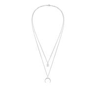 ELLI Chaîne 'Astro, Halbmond, Sterne' argent, Taille 45