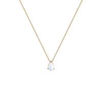 ELLI Chaîne bleu clair / or / blanc perle, Taille 55