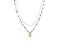 ELLI Chaîne bleu / or / blanc, Taille 38