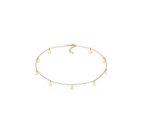ELLI Chaîne 'Boho, Choker, Plättchen' or, Taille 36