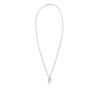 ELLI Chaîne 'Engel' argent / blanc perle, Taille 45