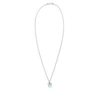 ELLI Chaîne 'Engel' bleu clair / argent, Taille 45