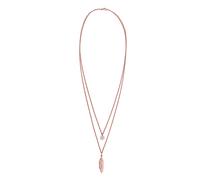 ELLI Chaîne 'Feder Boho' or rose, Taille 55