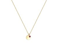 ELLI Chaîne 'Geburtsstein' or / baie, Taille 45