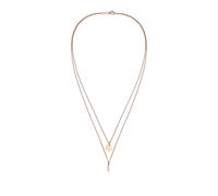 ELLI Chaîne 'Geo' or rose, Taille 45