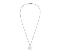 ELLI Chaîne 'Geo, Plättchen' or rose, Taille 45