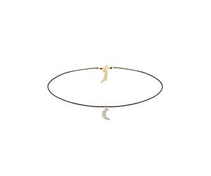 ELLI Chaîne 'Halbmond' or / noir, Taille One Size