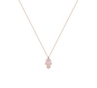 ELLI Chaîne 'Hamsa Hand' or rose, Taille 45