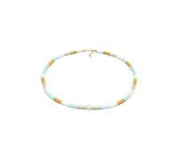 ELLI Chaîne 'Heishi' bleu / orange / blanc, Taille 38