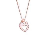 ELLI Chaîne 'Herz' or rose, Taille 55