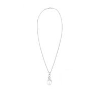 ELLI Chaîne 'Infinity' argent / blanc perle, Taille 45
