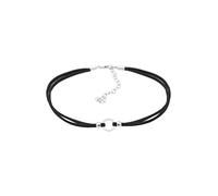 ELLI Chaîne 'Kreis' noir / argent, Taille 32