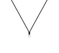 ELLI Chaîne 'Kreis' noir / argent, Taille One Size
