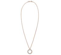 ELLI Chaîne 'Kreis' or rose / transparent, Taille 45