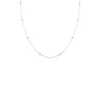 ELLI Chaîne 'Kristall' argent / blanc, Taille 55