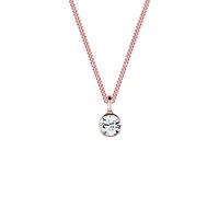 ELLI Chaîne 'Kristall' or rose, Taille 45