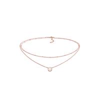 ELLI Chaîne 'Layer' or rose, Taille 36