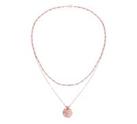 ELLI Chaîne 'Layer' or rose, Taille 40