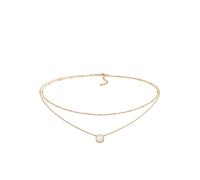 Elli Collier Chaîne à Boules Opale en Argent Sterling 925