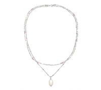 ELLI Chaîne mélange de couleurs / argent, Taille 42