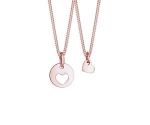 ELLI Chaîne 'Mother and Daughter' or rose, Taille 45