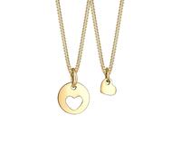 Elli Collier Femme Coeur Découpé Mère Enfant Amour en Argent Sterling (925/1000)