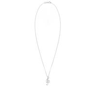 Elli Collier Femme Clé avec Cristal - (925/1000) Argent