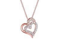 ELLI Chaîne or rose / argent, Taille 45