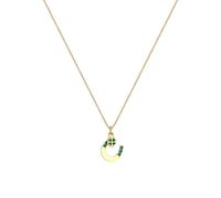 ELLI Chaîne or / vert foncé, Taille 45