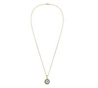 ELLI Chaîne or / vert / transparent, Taille 40