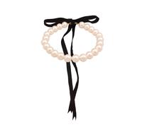 ELLI Chaîne 'Perle mit Schleife' blanc, Taille 38