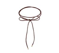 ELLI Chaîne 'Schleife' brun foncé / or, Taille 36