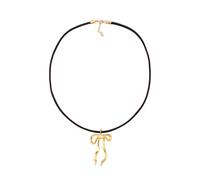 ELLI Chaîne 'Schleife' or / noir, Taille 40