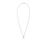 ELLI Chaîne 'Solitär' argent / transparent, Taille 45