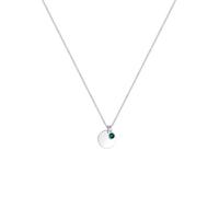 ELLI Chaîne vert / argent, Taille 45