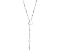 Elli - Collier court - Argent 925 - Flèche Cœur - 45 cm