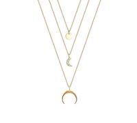 Elli - Collier court - Demi-lune Cercle - Cristal - 40 cm - 0112861416_40
