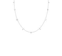 Elli Collier Elli - Pendentifs Étoile Astro Bracelet Femme - (925/1000) Argent Cristal