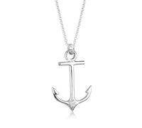 Elli Collier Femme Ancre Maritime - (925/1000) Argent