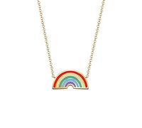 Elli Collier Femme Arc-en-Ciel Émail - (925/1000) Argent