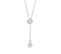Elli Collier Femme Boule avec Cristal - (925/1000) Argent