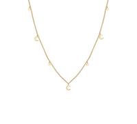 Elli Collier Femme Demi-Lune Étoile en Argent Sterling (925/1000)