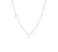 Elli Collier Femme Demi-Lune Étoile en Argent Sterling (925/1000)