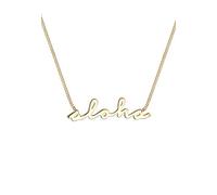 Elli Collier Femme Écriture Aloha - (925/1000) Argent