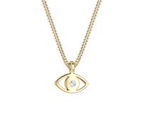 Elli Collier Femme Evil Eye avec Cristal en Argent Sterling 925