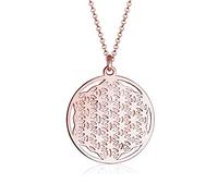 Elli Collier Femme Fleur de Vie Ornement - (925/1000) Argent
